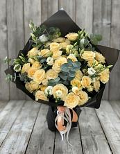 Букет цветов из:  Розы и Лизиантусы в Болычево