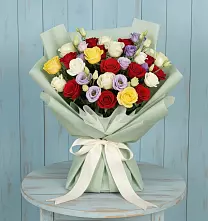 Букет цветов из:  Розы #REPLACE_PRED# Болычево