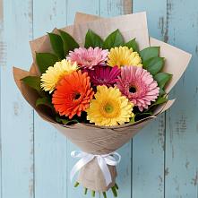 Букет цветов из:  Герберы #REPLACE_PRED# Болычево