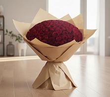 Букет 101 Красная роза в Болычево