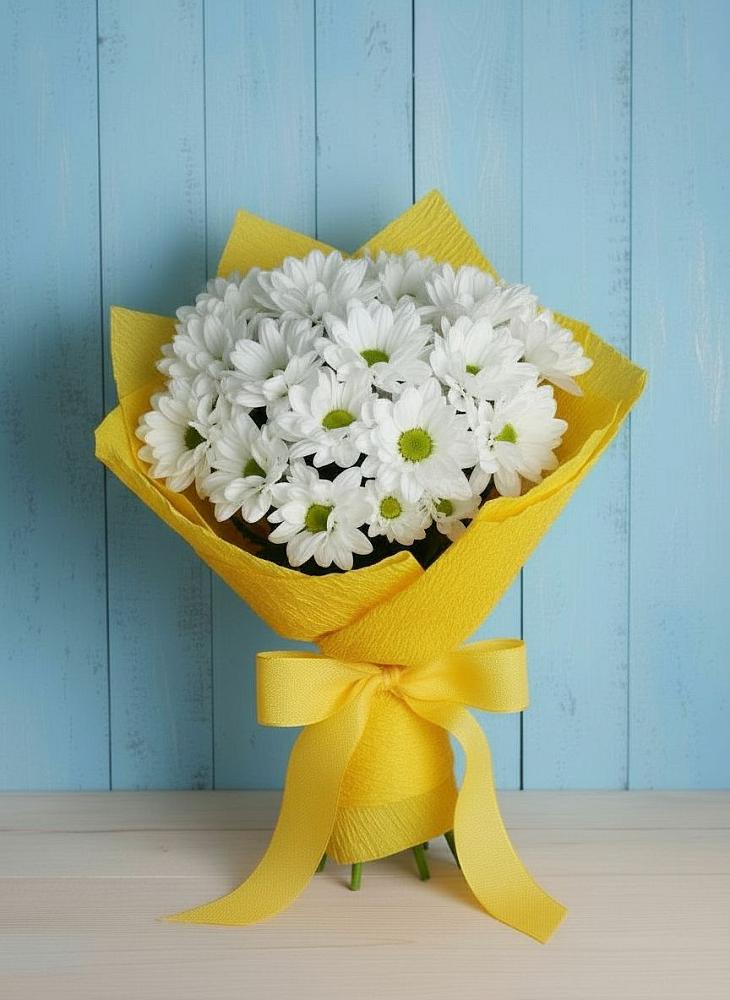 Букет цветов из: Хризантемы в Болычево