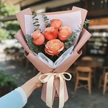 Букет цветов из:  Розы в Болычево