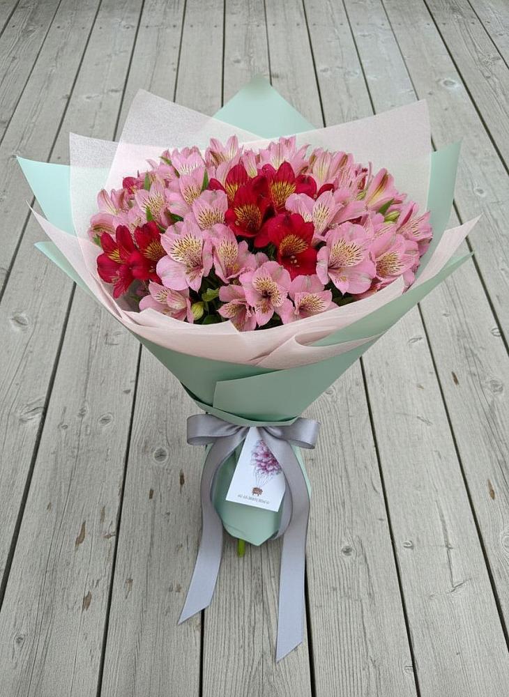 Букет цветов из: Альстромерии в Болычево