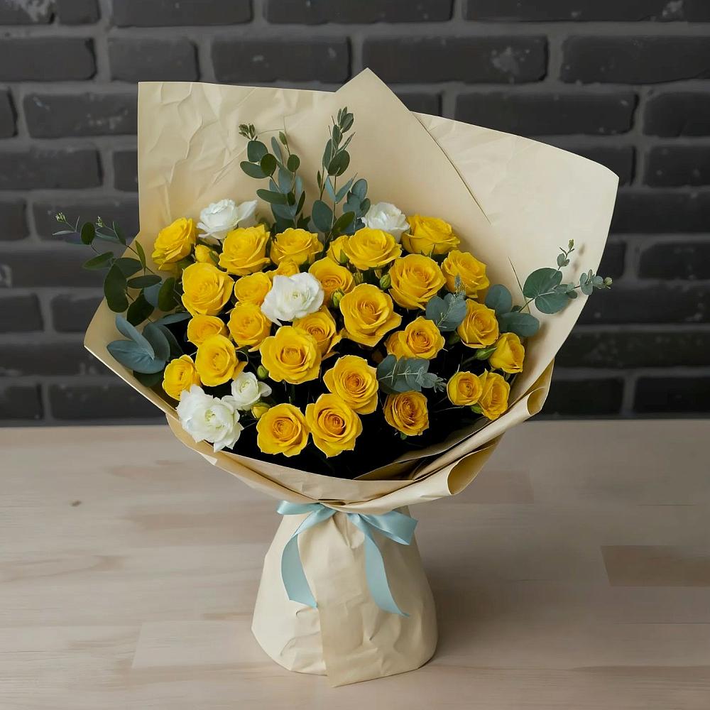 Букет цветов из: Розы в Болычево