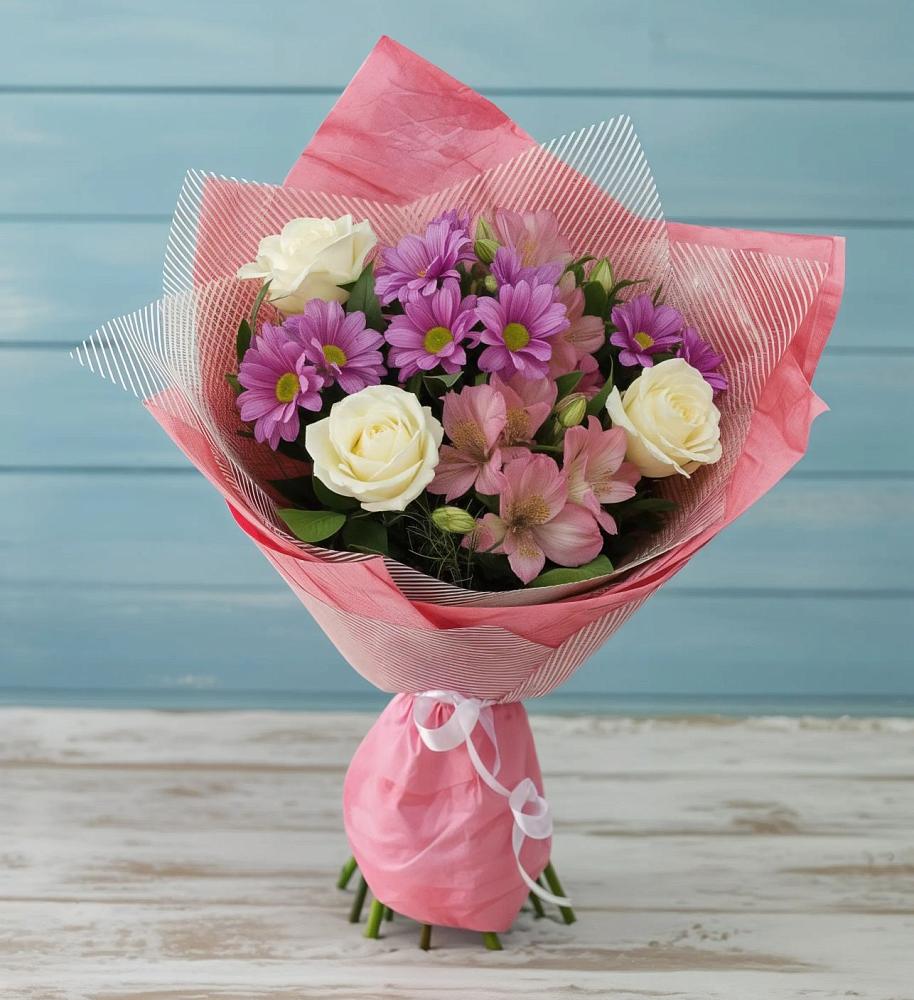 Букет цветов из: Герберы в Болычево