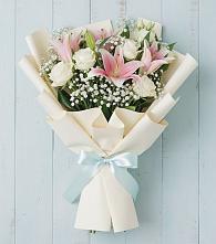 Букет цветов из:  Лилии в Болычево