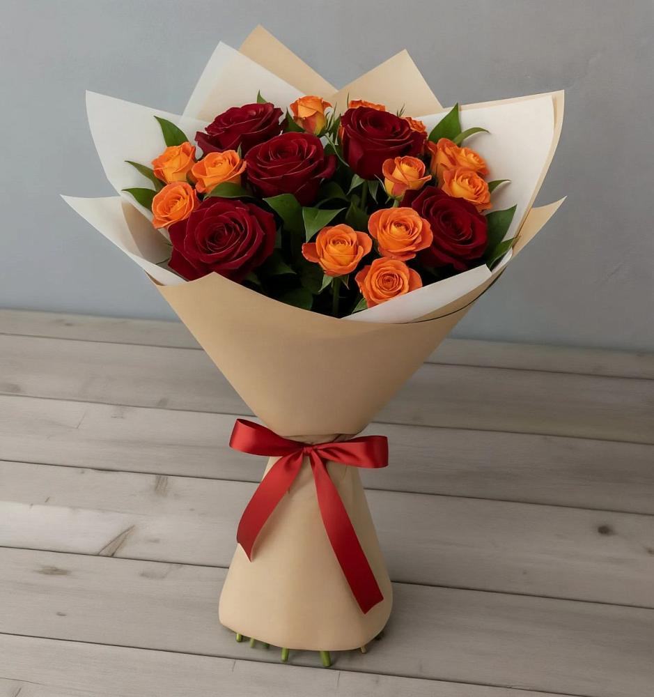 Букет Любовь и восторг в Болычево